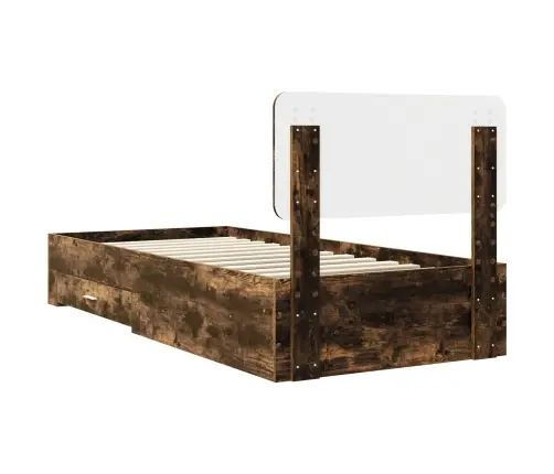 Lovos Rėmas Rūkyta Ąžuolas 90 X 190 Cm Apdirbta Mediena