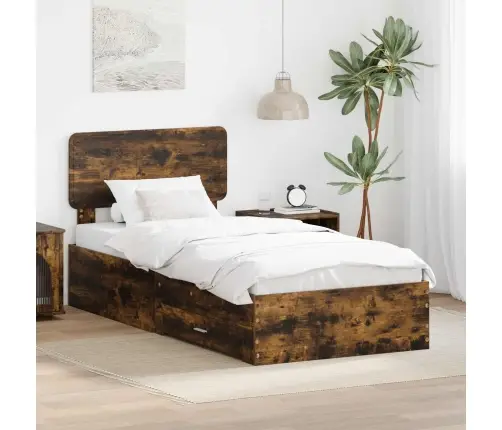 Lovos Rėmas Rūkyta Ąžuolas 75 X 190 Cm Apdirbta Mediena