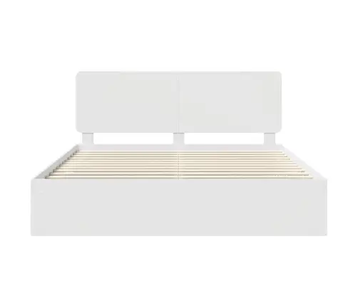 Lovos Rėmas Balta 180 X 200 Cm Kietos Pušies Mediena