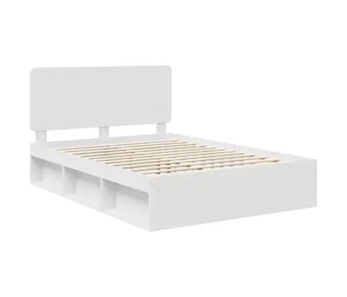 Lovos Rėmas Balta 160 X 200 Cm Kietos Pušies Mediena