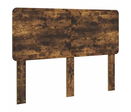 Gultas Rāmis Dūmaka Ozols 140 X 200 Cm Ciets Priedes Koks Vidaxl