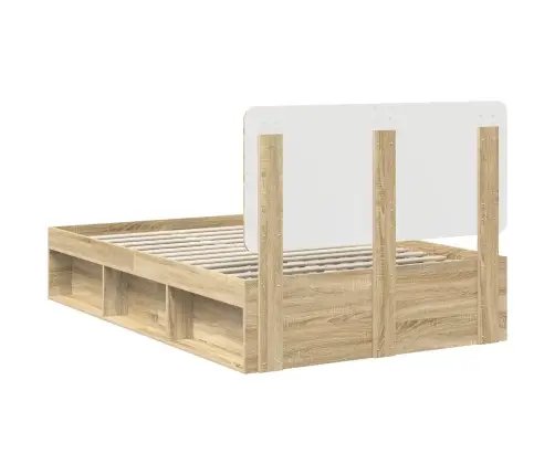 Gultas Rāmis Sonoma 120 X 200 Cm Ciets Priedes Koks Vidaxl