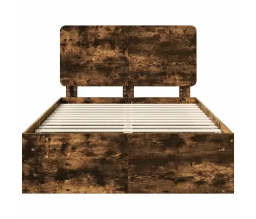 Lovos Rėmas Rūkyta Ąžuolas 120 X 190 Cm Kietos Pušies Mediena