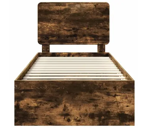 Lovos Rėmas Rūkyta Ąžuolas 90 X 200 Cm Kietos Pušies Mediena