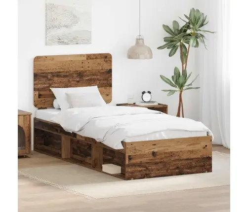 Lovos Rėmas Senas Medis 75 X 190 Cm Kietos Pušies Mediena