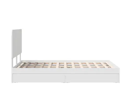 Glabāšanas Gulta Balts 120 X 200 Cm Inženierijas Koks Vidaxl