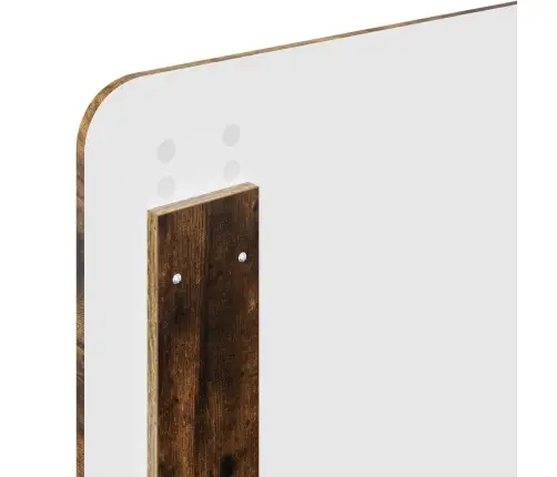 Gultas Rāmis Dūmaka Ozols 100 X 200 Cm Inženierijas Koks Vidaxl