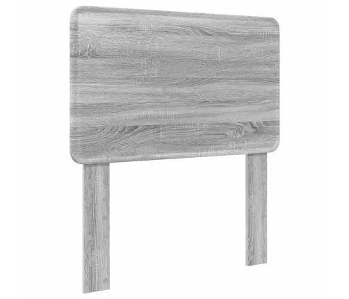 Gultas Rāmis Pelēks Sonoma 75 X 190 Cm Inženierijas Koks Vidaxl