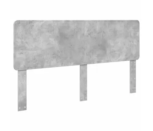 Lovos Rėmas Betono Pilka 200 X 200 Cm Apdirbta Mediena