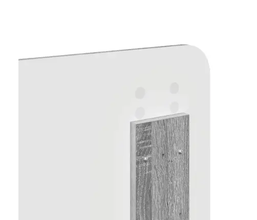 Lovos Rėmas Pilkas Sonoma 200 X 200 Cm Apdirbta Mediena