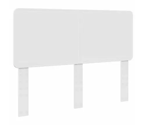 Voodi Raam Peaga Sahtliga Valge 140 X 190 Cm Tehispuit