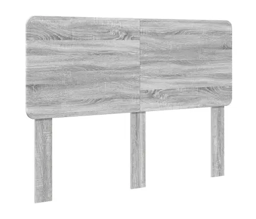 Gultas Rāmis Pelēks Sonoma 140 X 190 Cm Inženierijas Koks Vidaxl