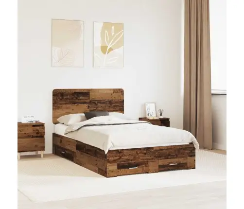 Lovos Rėmas Senas Medis 135 X 190 Cm Apdirbta Mediena