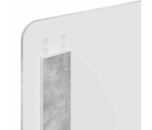 Voodi Raam Peaga Sahtliga Betoonhall 90 X 200 Cm Tehispuit