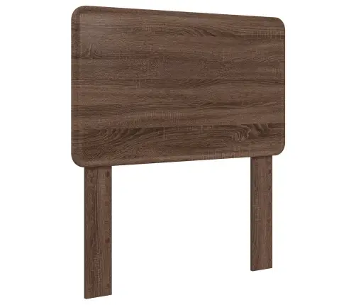 Voodi Raam Peaga Sahtliga Pruun Tamme 75 X 190 Cm Tehispuit