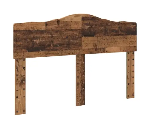 Gultas Rāmis Vecs Koks 140 X 190 Cm Ciets Priedes Koks Vidaxl