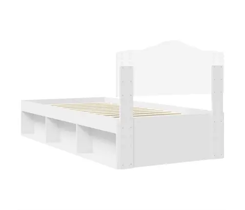 Lovos Rėmas Balta 75 X 190 Cm Kietos Pušies Mediena