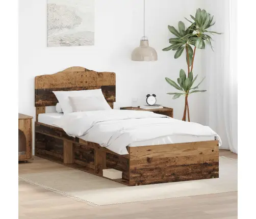 Lovos Rėmas Senas Medis 75 X 190 Cm Kietos Pušies Mediena