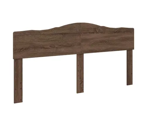 Gultas Rāmis Brūns Ozols 200 X 200 Cm Inženieru Koks Vidaxl