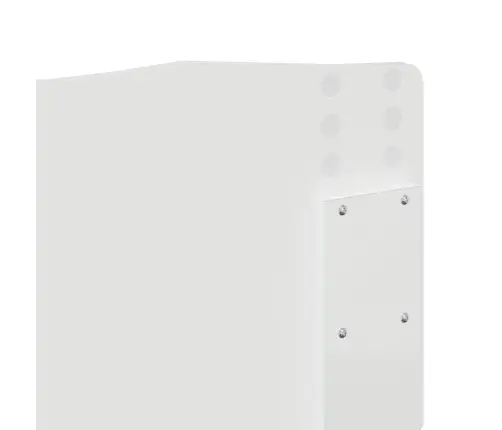 Voodi Raam Sahtliga Peaga Valge 160 X 200 Cm Inseneripuit