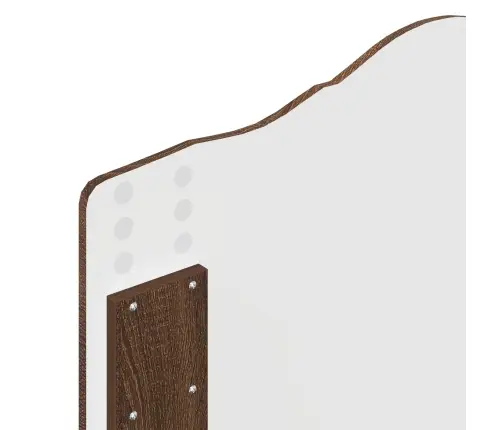 Gultas Rāmis Brūns Ozols 100 X 200 Cm Inženieru Koks Vidaxl