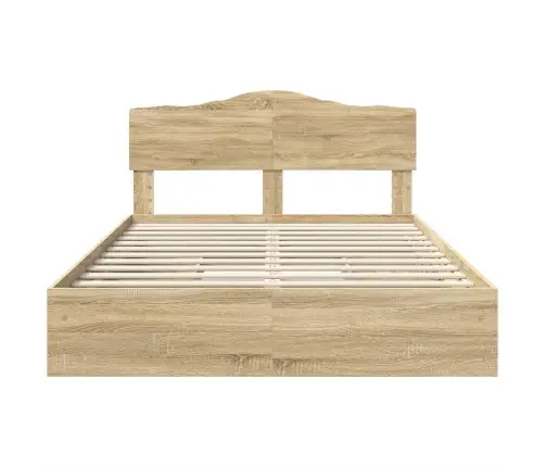 Saugos Lova Sonoma Ąžuolas 140 X 190 Cm Apdirbta Mediena