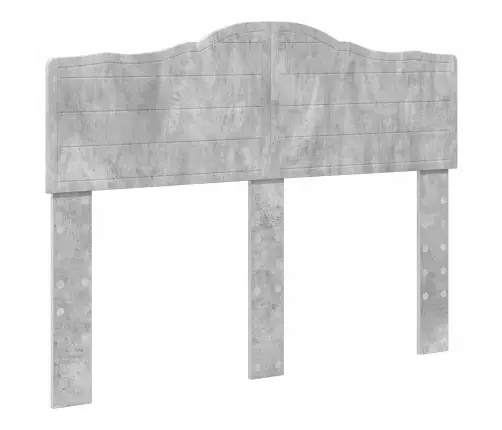 Glabāšanas Gulta Betona Pelēks 135 X 190 Cm Inženierijas Koks Vidaxl