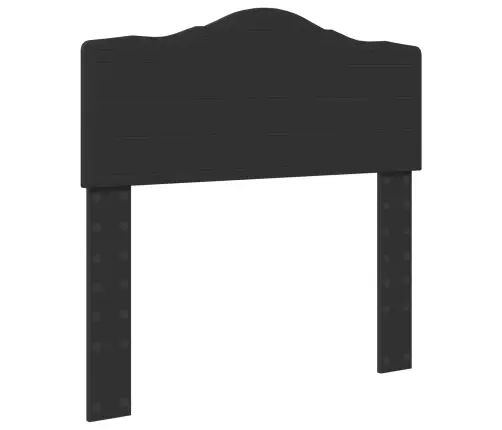 Glabāšanas Gulta Melna 100 X 200 Cm Inženierijas Koks Vidaxl