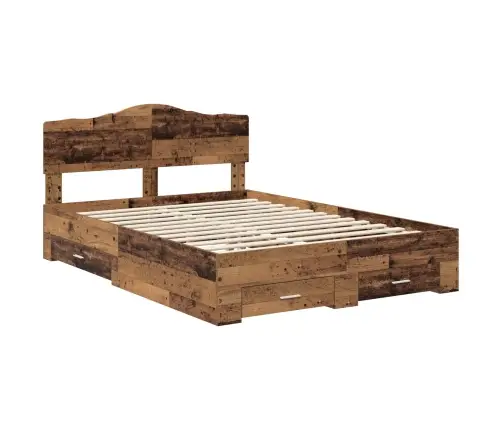 Lovos Rėmas Senas Medis 140 X 190 Cm Apdirbta Mediena