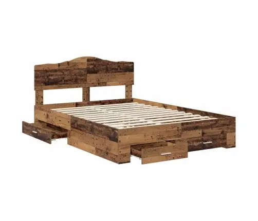 Lovos Rėmas Senas Medis 140 X 190 Cm Apdirbta Mediena