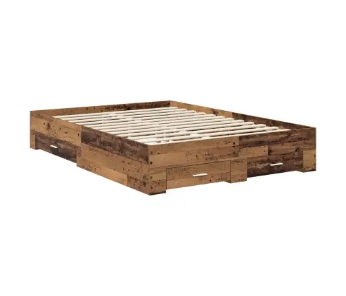 Lovos Rėmas Senas Medis 140 X 190 Cm Apdirbta Mediena