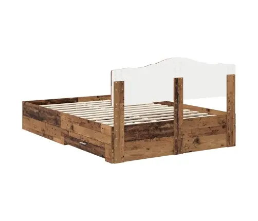 Lovos Rėmas Senas Medis 140 X 190 Cm Apdirbta Mediena