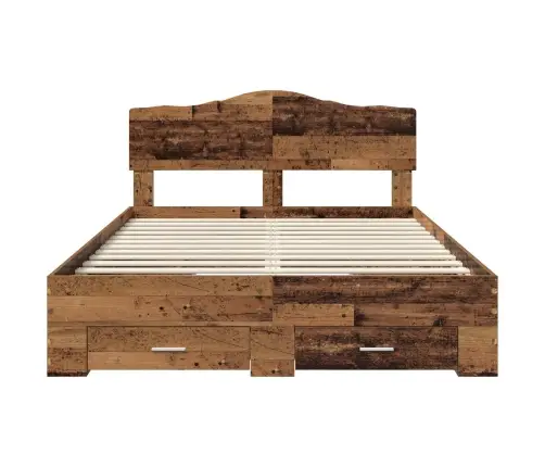 Lovos Rėmas Senas Medis 140 X 190 Cm Apdirbta Mediena