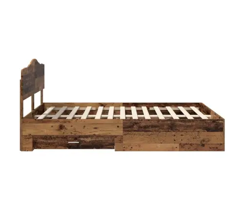 Lovos Rėmas Senas Medis 140 X 190 Cm Apdirbta Mediena