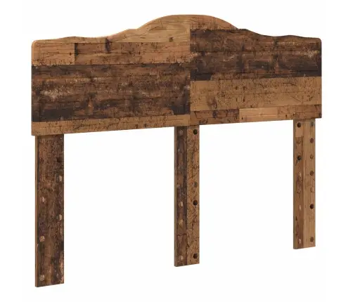 Gultas Rāmis Vecs Koks 135 X 190 Cm Inženierijas Koks Vidaxl