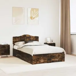 Lovos Rėmas Rūkyta Ąžuolas 120 X 190 Cm Apdirbta Mediena