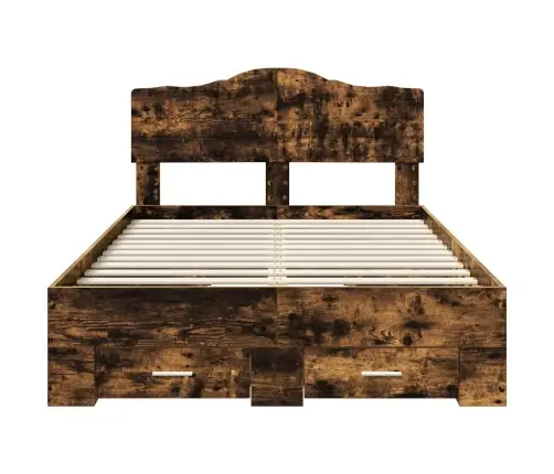 Lovos Rėmas Rūkyta Ąžuolas 120 X 190 Cm Apdirbta Mediena