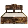 Lovos Rėmas Rūkyta Ąžuolas 120 X 190 Cm Apdirbta Mediena
