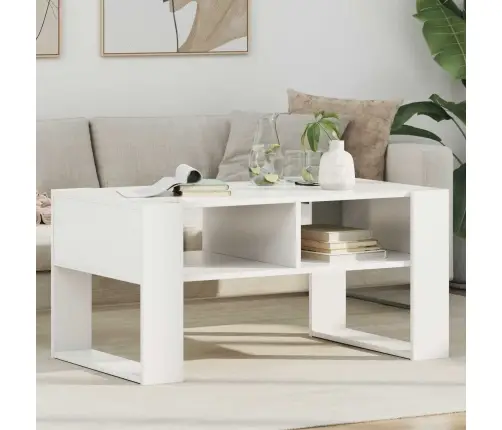 Kavos Staliukas Balta 92 X 53 X 45 Cm Apdirbta Mediena