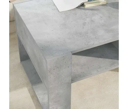 Kohvilaud Ladustamisega Betoonhall 92 X 53 X 45 Cm Tehispuit