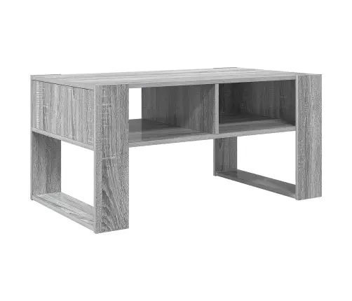 Kafijas Galdiņš Pelēks Sonoma 92 X 53 X 45 Cm Inženierijas Koks Vidaxl