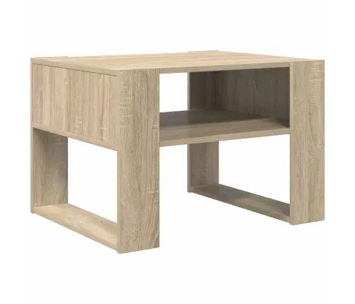 Kafijas Galdiņš Sonoma Ozols 66 X 53 X 45 Cm Inženierijas Koks Vidaxl