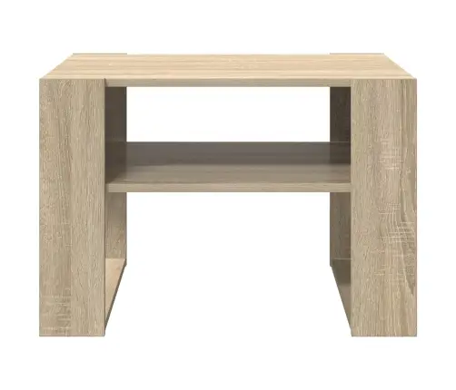 Kafijas Galdiņš Sonoma Ozols 66 X 53 X 45 Cm Inženierijas Koks Vidaxl