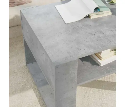 Kavos Staliukas Betono Pilka 66 X 53 X 45 Cm Apdirbta Mediena