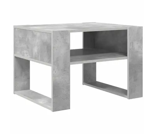 Kavos Staliukas Betono Pilka 66 X 53 X 45 Cm Apdirbta Mediena