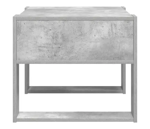 Kavos Staliukas Betono Pilka 66 X 53 X 45 Cm Apdirbta Mediena
