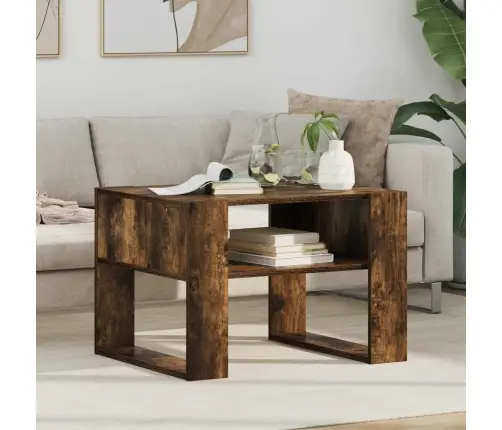 Kohvilaud Suitsetatud Tamm 66 X 53 X 45 Cm Tehispuit