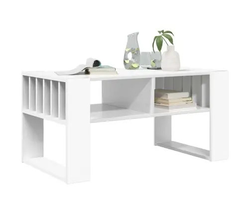 Kohvilaud Valge 92 X 49,5 X 45 Cm Tehispuit