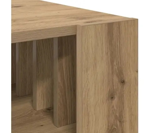 Kafijas Galdiņš Artisānā Ozols 66 X 49,5 X 45 Cm Vidaxl