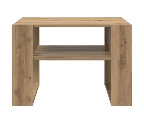 Kafijas Galdiņš Artisānā Ozols 66 X 49,5 X 45 Cm Vidaxl